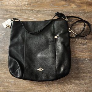 Coach F35809 Isabella Women s Midnight Blue Leather Crossbody Bag